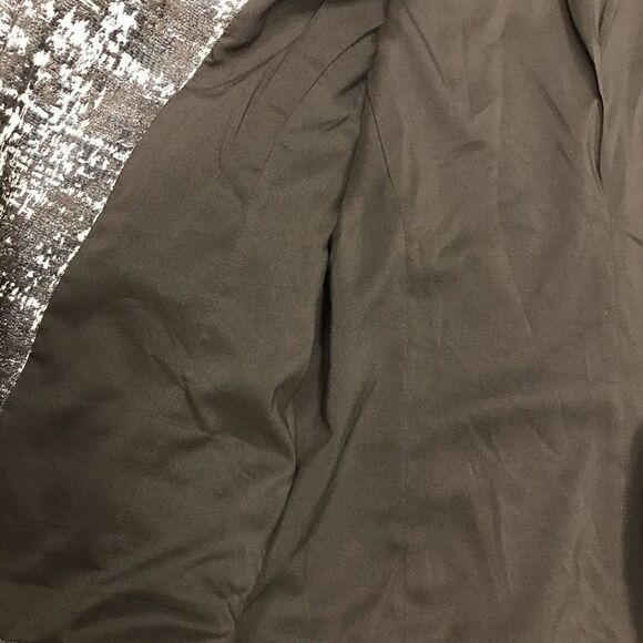 👠Chico’s blazer dark grey and white with grey silver threads 4/6 - Picture 6 of 10